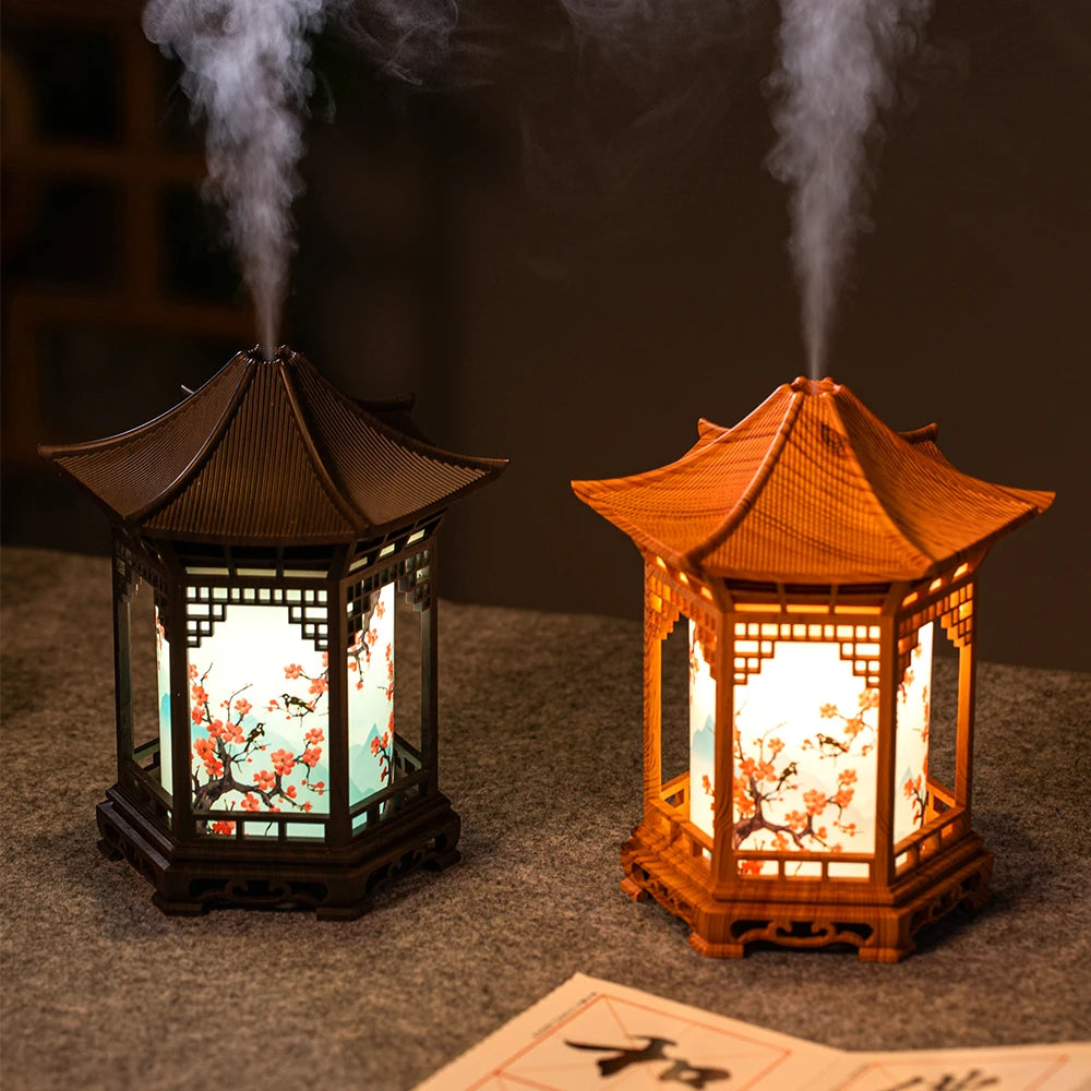 Humidificador "Pabellón Zen": Niebla Suave y Serenidad Ambiental