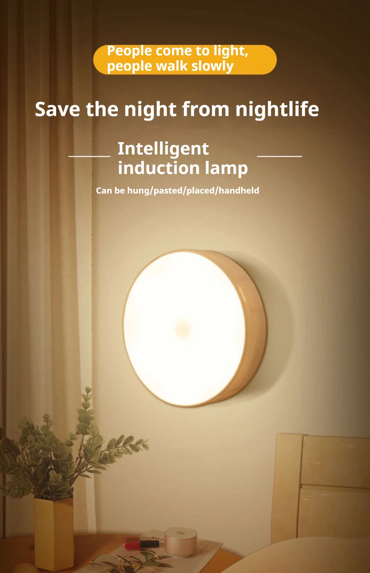 Lámpara Guía Sensorial: Iluminación Inalámbrica Inteligente