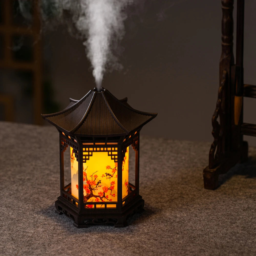 Humidificador "Pabellón Zen": Niebla Suave y Serenidad Ambiental